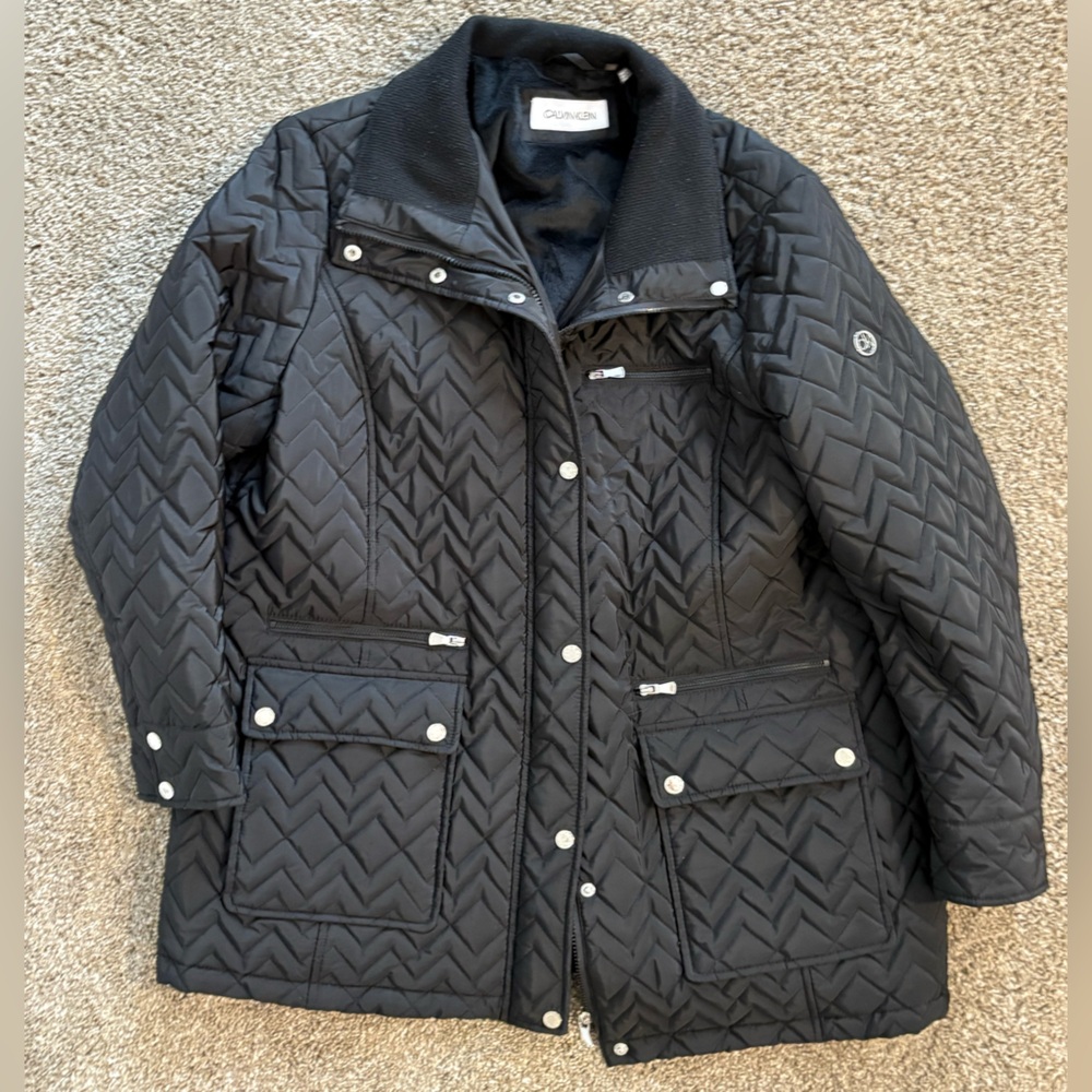 Women's Black Quilted Jacket